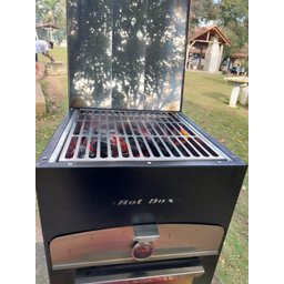 Forno de Pizza e Churrasqueira 2 em 1 - BANCADA - AMARELO - 5