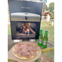 Forno de Pizza e Churrasqueira 2 em 1 - BANCADA - AMARELO - 8