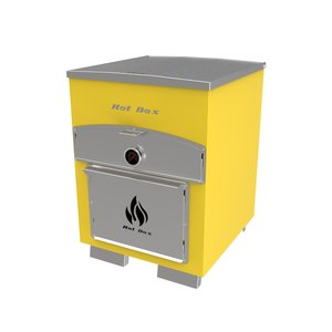 Forno de Pizza e Churrasqueira 2 em 1 - BANCADA - AMARELO