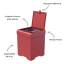 Ver imagem 2 de Conjunto Escorredor Lixeira e Dispenser para Cozinha - Stolf