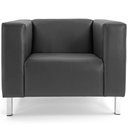 Ver imagem 6 de Poltrona Para Sala Decorativa Kubo Corano Cinza - Nexta Casa