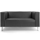 Ver imagem 5 de Sofá 02 Lugares Para Sala Decorativa Kubo 153 cm Corano Cinza - Nexta Casa