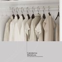 Ver imagem 6 de Guarda-Roupa Casal 4 Portas 4 Gavetas com Pés Domo Branco