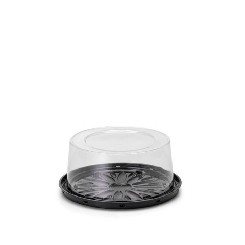 Embalagem Mini Bolo Redondo G32ct Transparente 100un 750g Galvanotek