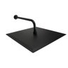 Ducha 40x40 Cm em Inox Preto Fosco de Parede C/ Cano Redondo - 2