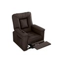 Ver imagem 3 de Poltrona do Papai Reclinável Elétrica Porshe Matrix Cor:suede Marrom