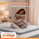 Ver imagem 7 de Cama Box Baú Colchão Molas Ensacadas D33 Double Face Hellen - Suporta até 120 kg