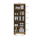 Ver imagem 7 de Kit Multiuso 2 Portas e Cômoda 3 Gavetas Austin I01 Carvalho Off White - Clique Chique Móveis