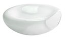 Ver imagem 1 de Saladeira Bianco e Nero de Vidro 13 X 30 Cm Branca