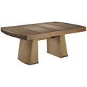 Ver imagem 1 de Mesa de Jantar Extensivel 200 ou 278 Cm Madeira Pinhao Nacc