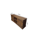 Ver imagem 4 de Rack Cancun 2 Portas Cera Castanho