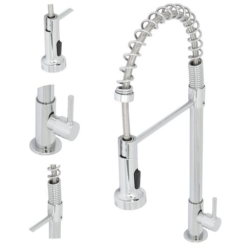 Torneira de Bancada Cozinha Água Fria Gourmet Cromoda