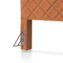 Ver imagem 4 de Cabeceira Cama Box Queen 1,60m Estofada Capri Veludo Terracota