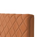 Ver imagem 3 de Cabeceira Cama Box Queen 1,60m Estofada Capri Veludo Terracota