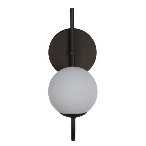 Arandela Luminária Quarto Globo 12 cm Moderno Bronze Fosco BF Decor