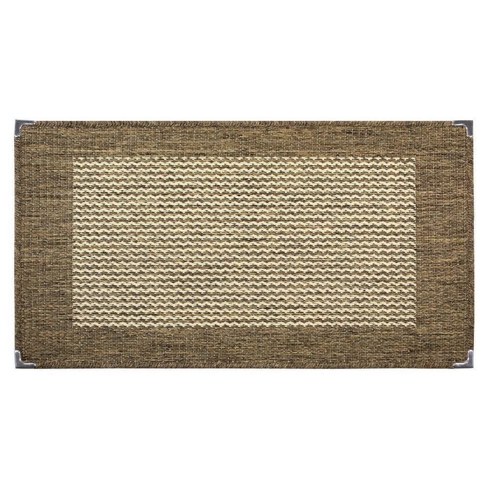 Tapete para Sala 1,00m x 1,50m Sisal Antiderrapante Sem Pelo Lâncer - 580 MESCLA - 5