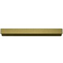 Ver imagem 1 de Kit 10 Puxadores Sobrepor 20cm Reto Dourado Torralba Armário Gaveta Guarda Roupa