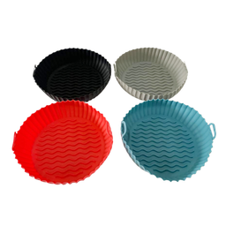 Protetor Forma Para Air Fryer Silicone Reutilizável - Vermelho - 8