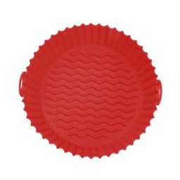Protetor Forma Para Air Fryer Silicone Reutilizável - Vermelho - 1