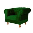 Ver imagem 2 de Poltrona Chesterfield Capitonê Duque Suede Verde Bandeira Decoração, Recepção, Salas de Tv e Estar