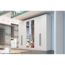 Ver imagem 7 de Guarda Roupa Casal 6 Portas e 6 Gavetas C/ Espelho Dello/trento Freijo Cumaru C/ Fendi - Novo