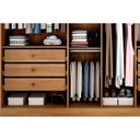 Ver imagem 6 de Guarda Roupa Casal 6 Portas e 6 Gavetas C/ Espelho Dello/trento Freijo Cumaru C/ Fendi - Novo