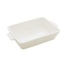 Travessa Refratario de Porcelana c/Alça Basic Branco 5.5x33.5x21cm Lyor - 1