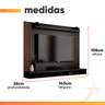 Painel para Tv até 50 Polegadas Dijon Ripado C/ Prateleira - 3
