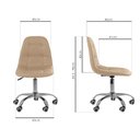 Ver imagem 4 de Kit 02 Cadeiras Office Eiffel Botonê Ajustável Base Giratória