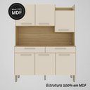 Ver imagem 5 de Armário de Cozinha Compacta Mdf 6 Portas Modena Plus - Freijó/soft