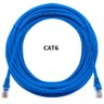 Cabo Rede Cat6 20m com Rj45 Crimpado Azul Lan Utp 20 Metros - 2