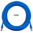 Ver imagem 2 de Cabo Rede Cat6 20m com Rj45 Crimpado Azul Lan Utp 20 Metros