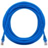 Cabo Rede Cat6 20m com Rj45 Crimpado Azul Lan Utp 20 Metros - 1