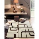 Ver imagem 2 de Tapete Flannel Sala Quarto Luxo Macio 2,00x1,40 bege marrom