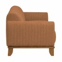 Ver imagem 4 de Sofá Molino 3 Lugares 180cm Pés Madeira Castanho Bouclé Terracota - Nexta Casa