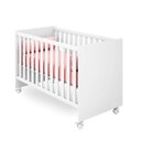 Ver imagem 2 de Quarto Infantil de Bebê Berço Doce Sonho com Colchão + Guarda-roupa Lívia 4 Pt + Cômoda 100% Mdf - P