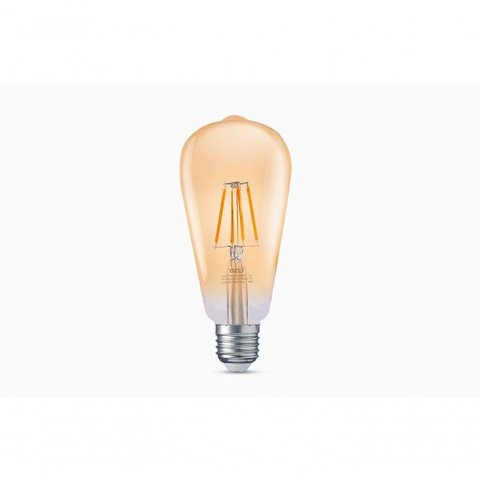 Kit C/ 10 Lâmpadas Filamento Led 4w (formato Pera St) 2300k E27 Bivolt