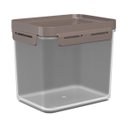 Ver imagem 1 de Pote Hermético Flap 19 X 14 X 15,7 Cm 2,2 L - Cinza