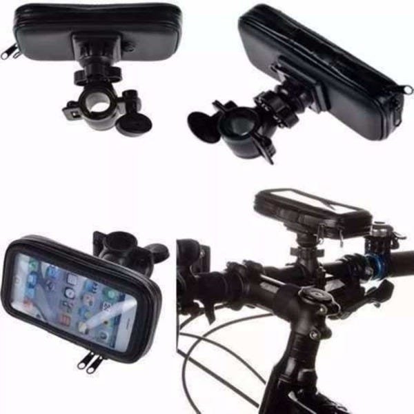 Suporte Capa para Celular Moto Bike Bicicleta Gps Case a Prova D'Água Impermeavel Suporte 360 Ajustav - 3