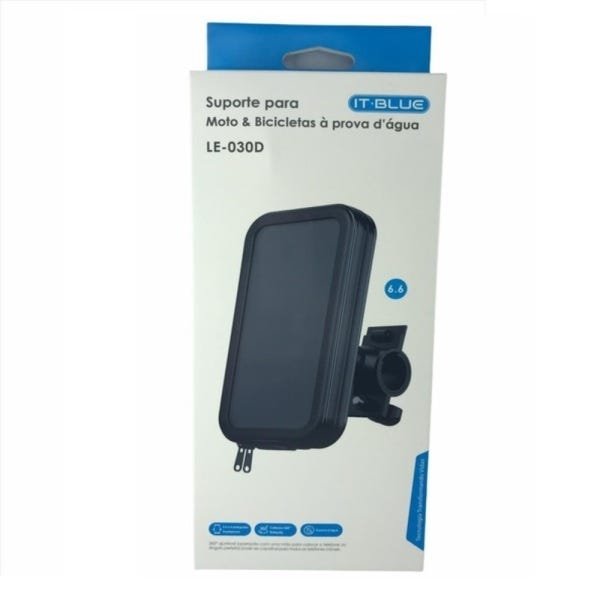 Suporte Capa para Celular Moto Bike Bicicleta Gps Case a Prova D'Água Impermeavel Suporte 360 Ajustav - 4