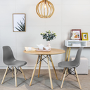 Ver imagem 6 de Kit com 2 Cadeiras Eames Cinza - Base Madeira Natural