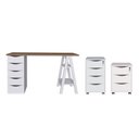 Ver imagem 1 de Jogo Escritório Completo Darmstadt Nogal Branco