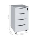 Ver imagem 4 de Jogo Escritório Completo Darmstadt Nogal Branco