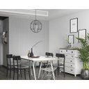 Ver imagem 2 de Papel de Parede Adesivo Folhas 3d Minimalista Branco 2,80m