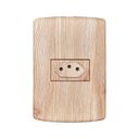 Ver imagem 1 de Tomada 2p+t 20a 250v com Placa 4x2 Matiz Pluzie:angelim