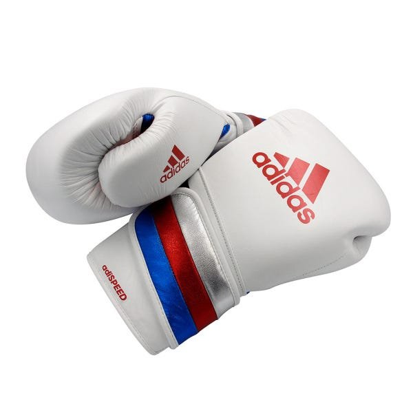 Luvas de boxe e kickboxing adidas Adi-Speed 501 Pro White - 14 Oz - 3