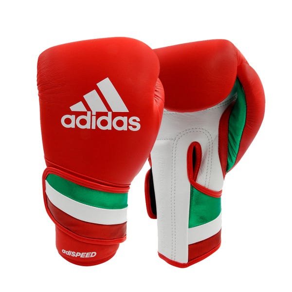 Luvas de boxe e kickboxing adidas Adi-Speed 501 Pro Red - 14 Oz - 1