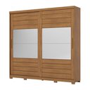 Ver imagem 1 de G. Roupa Cayman 02 Pts. Deslizantes C/ Espelho Nature - Henn