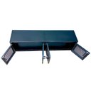 Ver imagem 6 de Rack Suspenso para Parede Estilo Industrial com 4 Portas de Chapas de Ferro Cor Preta