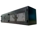 Ver imagem 5 de Rack Suspenso para Parede Estilo Industrial com 4 Portas de Chapas de Ferro Cor Preta